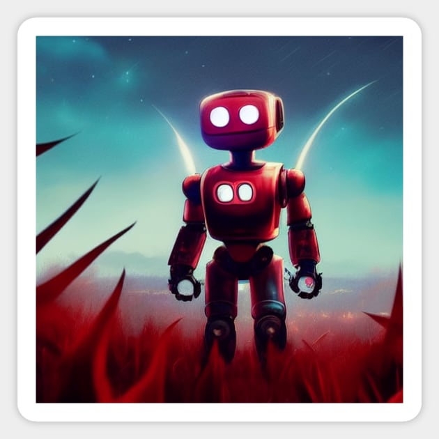 Big red robot toy online